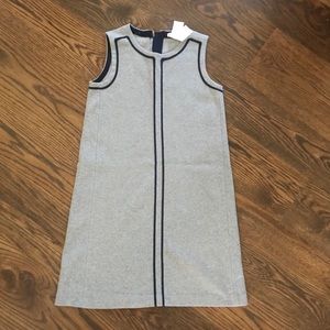 Crewcuts Girls size 14 Grey dress w/ Navy accent